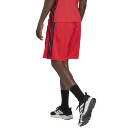 short adidas 7 pulgadas con cremallera hombre, rojo/negro