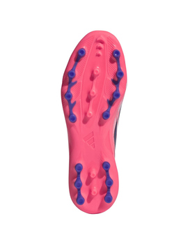 bota de fútbol adidas F50 HYPERFAST LEAGUE sin cordones AG Junior, blanco/rosa