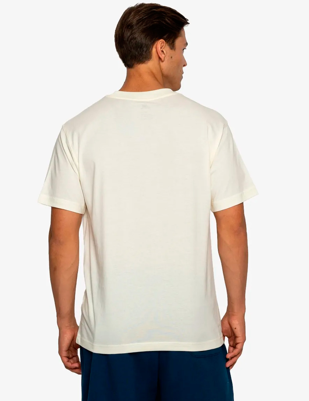 camiseta manga corta new balance, beige