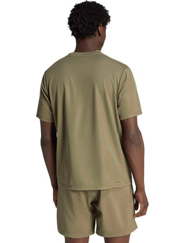 camiseta técnica hombre adidas, verde