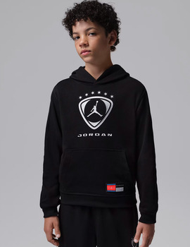 sudadera de capucha junior  Jordan, negro