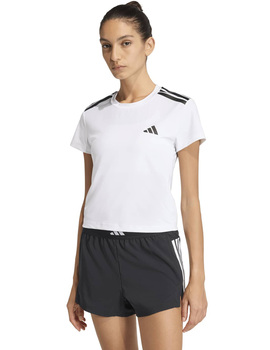 camiseta mjuer manga corta adidas HYG, blanco/negro