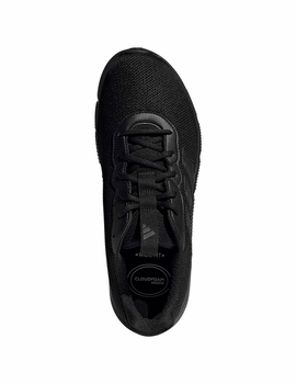 zapatilla adidas walking CLOUDFOAM FLEX - LACES, negro