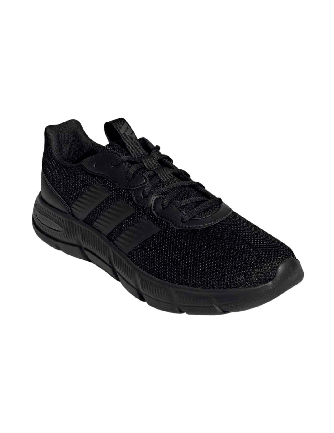 zapatilla adidas walking CLOUDFOAM FLEX - LACES, negro