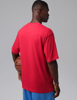 camiseta Jordan manga corta hombre, rojo