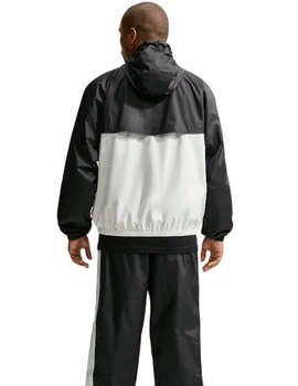 chaqueta con capucha  nike hombre  WINDRUNNER , blanco/negro