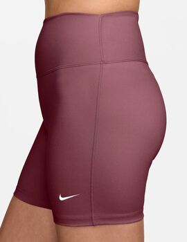 short licra mujer nike  ONE  HIGH-WAISTED 5", rosa