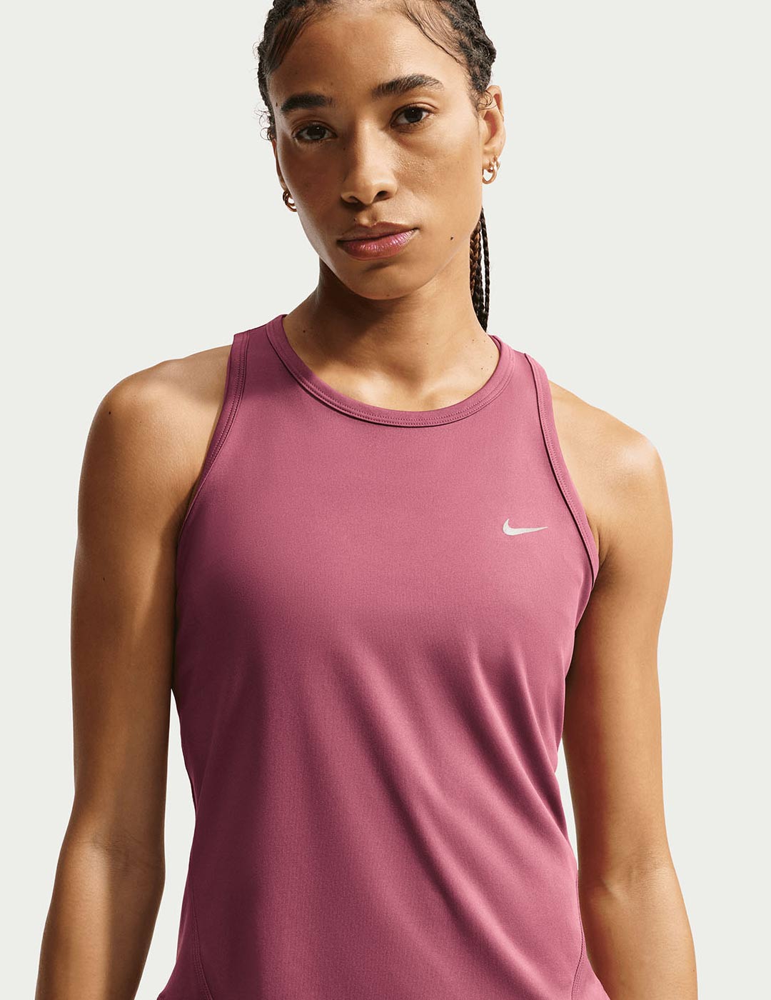 camiseta asas mujer nike  TEMPO  DRI-FIT RUNNING, rosa