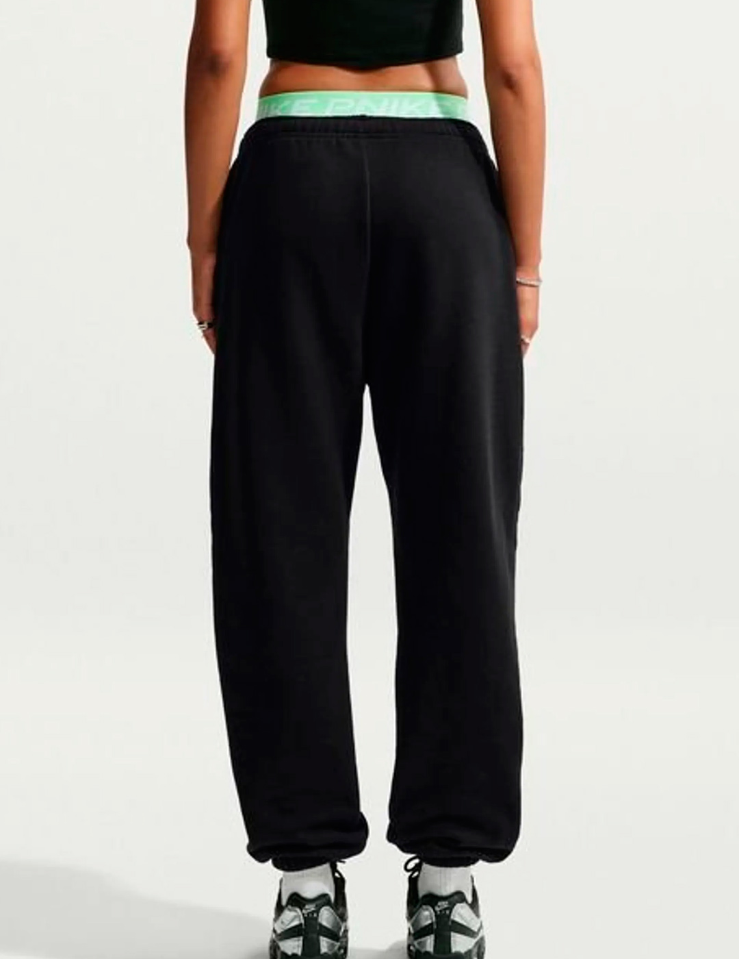 pantalón mujer nike  STUDIO FLEECE , negro