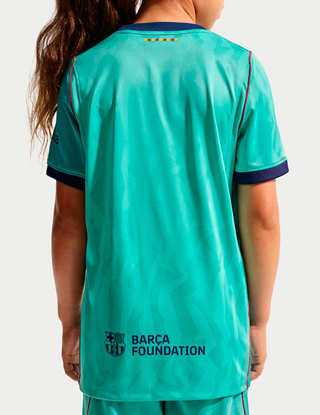 camiseta F.C. Barcelona junior 3ª equipacion 26/27, verde