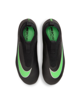 bota de fútbol nike jr  SUPERFLY 11 ACADEMY AG, negro/verde