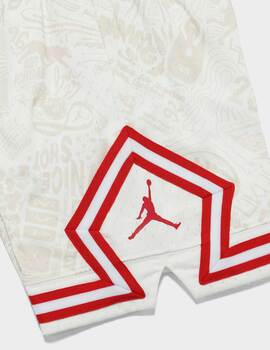 short junior JORDAN DIAMOND,gris/rojo