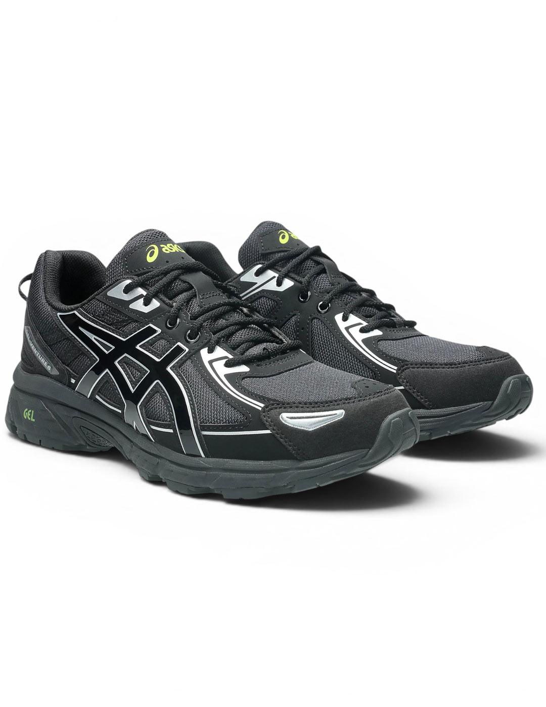 zapatilla hombre asics GEL-VENTURE 6, negro/lima