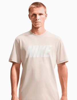 camiseta hombre  manga corta nike sportwear, beige