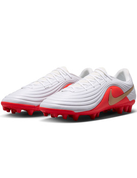 bota de fútbol hombre nike TIEMPO MAESTRO ACADEMY ARTIFIC, blanco/rojo