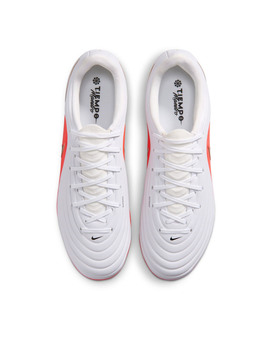 bota de fútbol hombre nike TIEMPO MAESTRO ACADEMY ARTIFIC, blanco/rojo