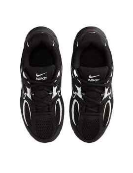 zapatilla junior nike  V5 RUNNER SUEDE , negro/blanco