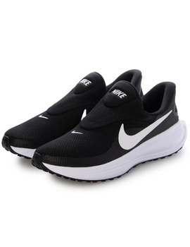 zapatilla hombre  nike sin cordon nike REVOLUTION 8 EASYON , negro/blanco