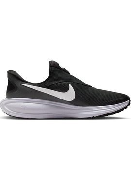 zapatilla hombre  nike sin cordon nike REVOLUTION 8 EASYON , negro/blanco