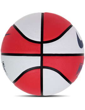 balón de baloncesto  7 NIKE KNOCKOUT DEFLATED, blanco
