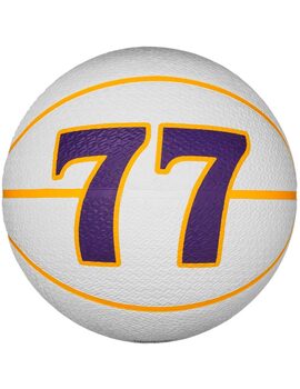 balón de baloncesto 7 JORDAN PLAYGROUND 8P LUKA DONCIC, blanco/morado