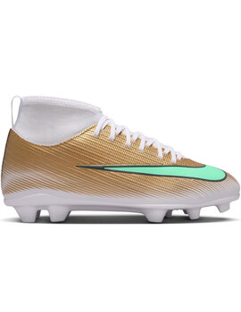 bota de fútbol nike KYLIAN MBAPPÉ JR SUPERFLY 11 CLUB FG/MG, dorada
