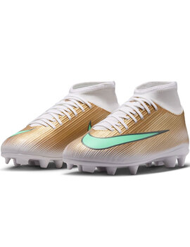 bota de fútbol nike KYLIAN MBAPPÉ JR SUPERFLY 11 CLUB FG/MG, dorada