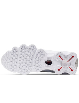 zapatilla hombre  NIKE SHOX TL , blanco/plata