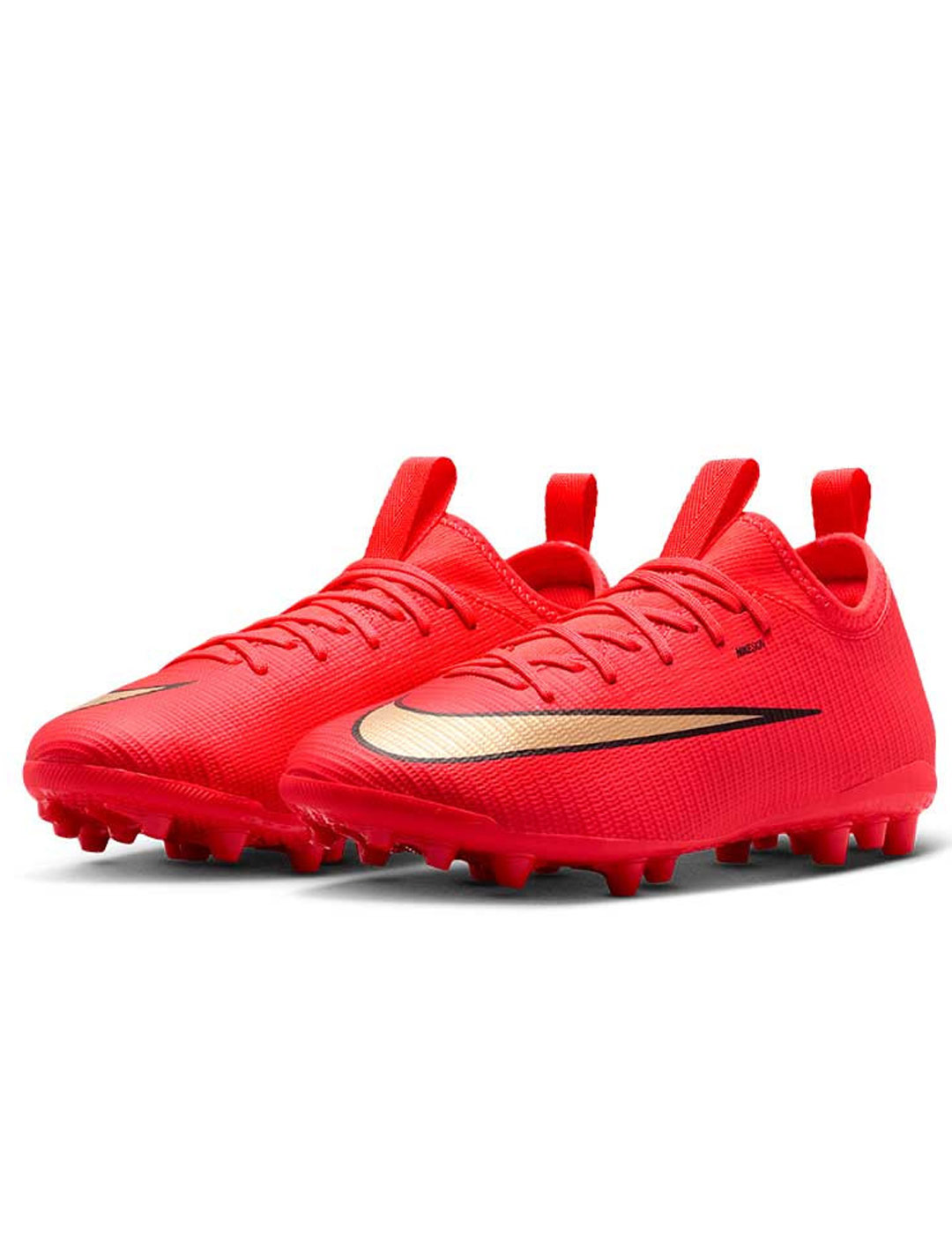 bota de fútbol nike JR VAPOR 17 ACADEMY AG, rojo/oro