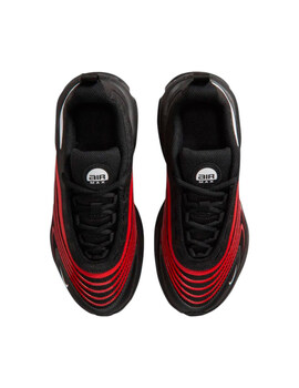 zapatilla junior nike  AIR MAX FIRE, negro/rojo