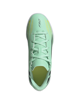 bota de fútbol sala junior F50 HYPERFAST CLUB IN J, verde