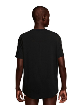 camiseta manga corta mujer nike  ONE RELAXED, negro
