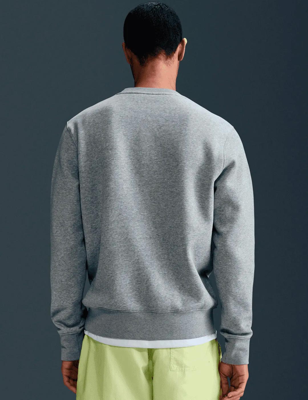 sudadera cuello redondo  CLUB MEN'S, gris