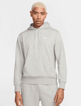 sudadera de capucha nike  CLUB FRENCH TERRY ,gris