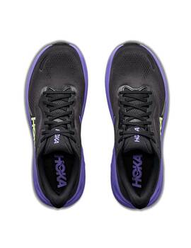 zapatilla hombre running Hoka CLIFTON 11, negro/morado
