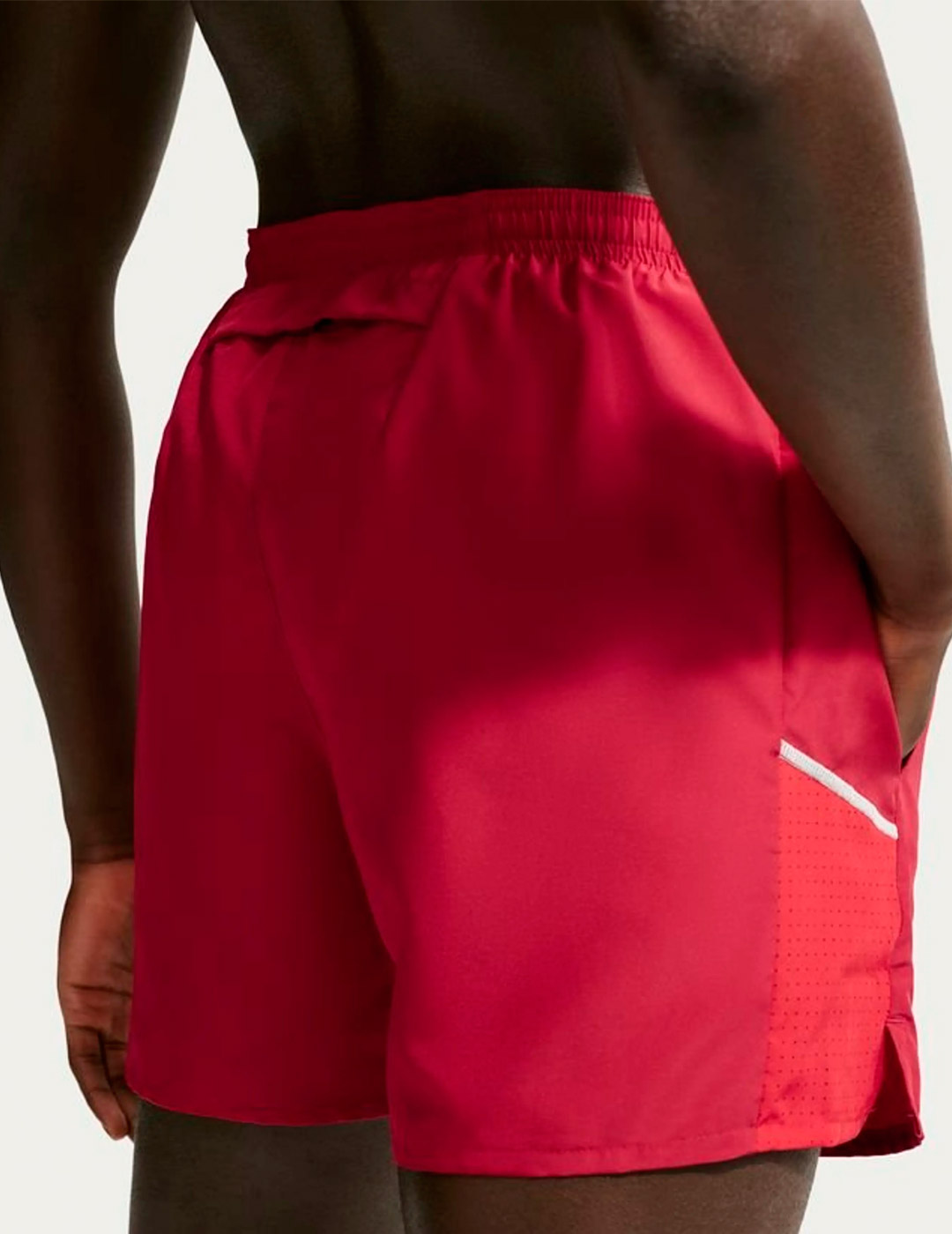 short nike hombre  MILER DRI-FIT 5" rojo