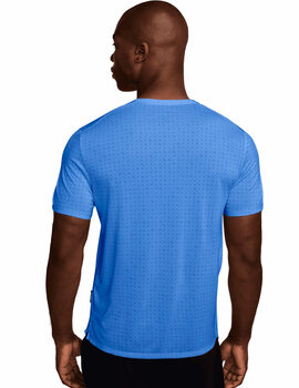 camiseta manga corta nike  MILER BREATHE, azul