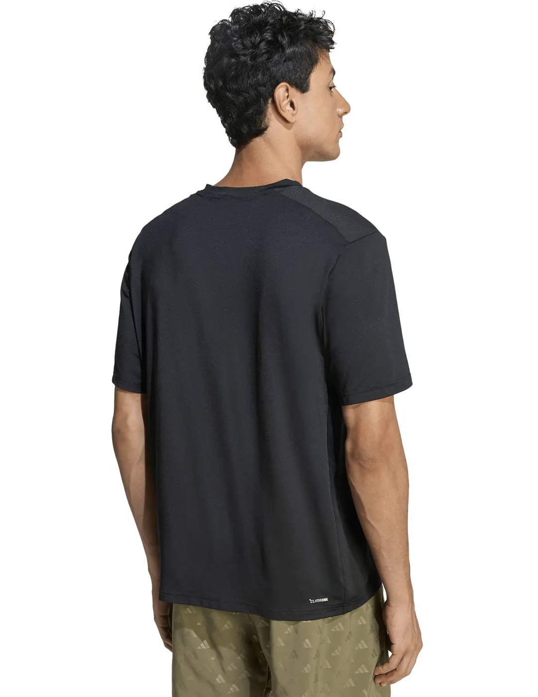 camiseta técnica hombre manga corta adidas WE FLEX T, negro