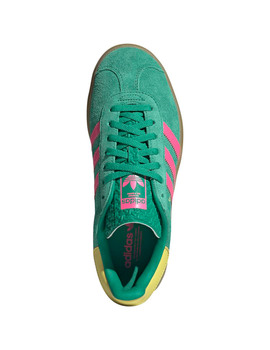zapatilla plataforma mujer adidas GAZELLE BOLD W, verde/fuscia