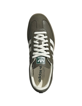 zapatilla adidas SAMBA OG, verde oliva/blanco