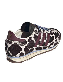 zapatilla mujer adidas originals animal print SL 72 OG W, blanco/negro