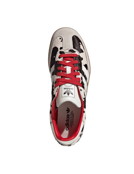zapatilla mujer animal print originals SAMBA OG W, negro/blanco/rojo