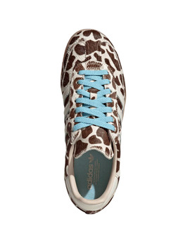 zapatilla mujer adidas originals animal print SAMBA OG W, marrón/blanco
