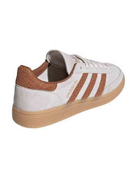 zapatilla mujer adidas originals HANDBALL SPEZIAL W, blanco roto/naranja