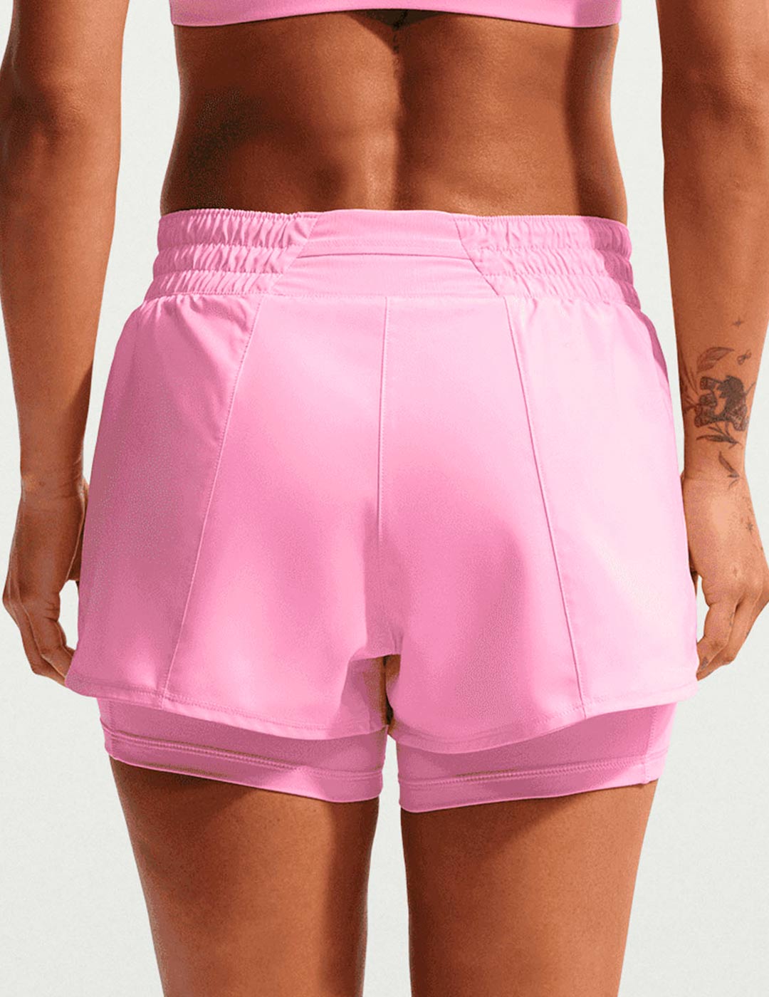 short running mujer nike  ONE DRI-FIT MID-RISE 3, rosa