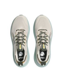 zapatilla running hombre asics GEL-NIMBUS 28 TR, beige/verde