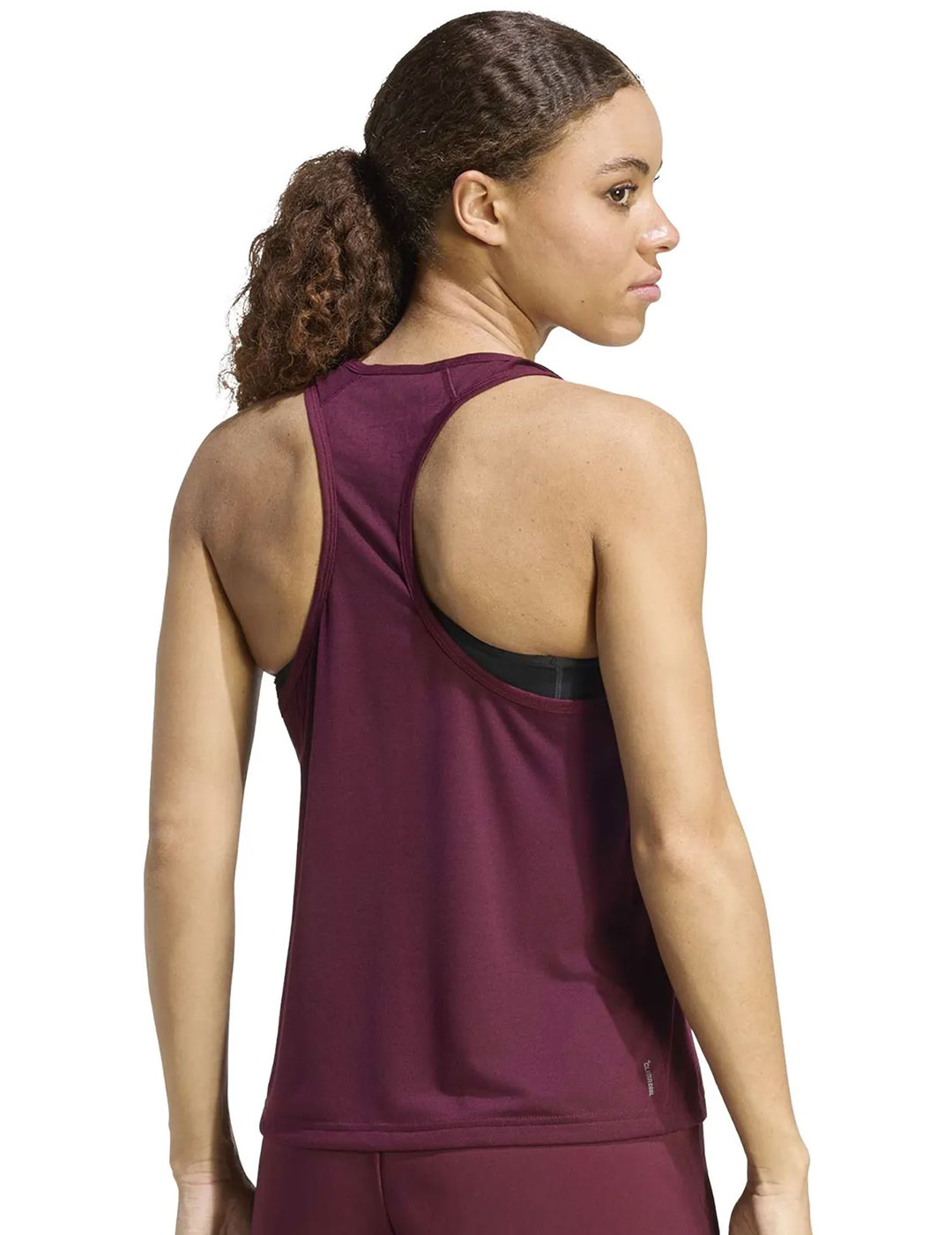 camiseta mujer asas adidas granate