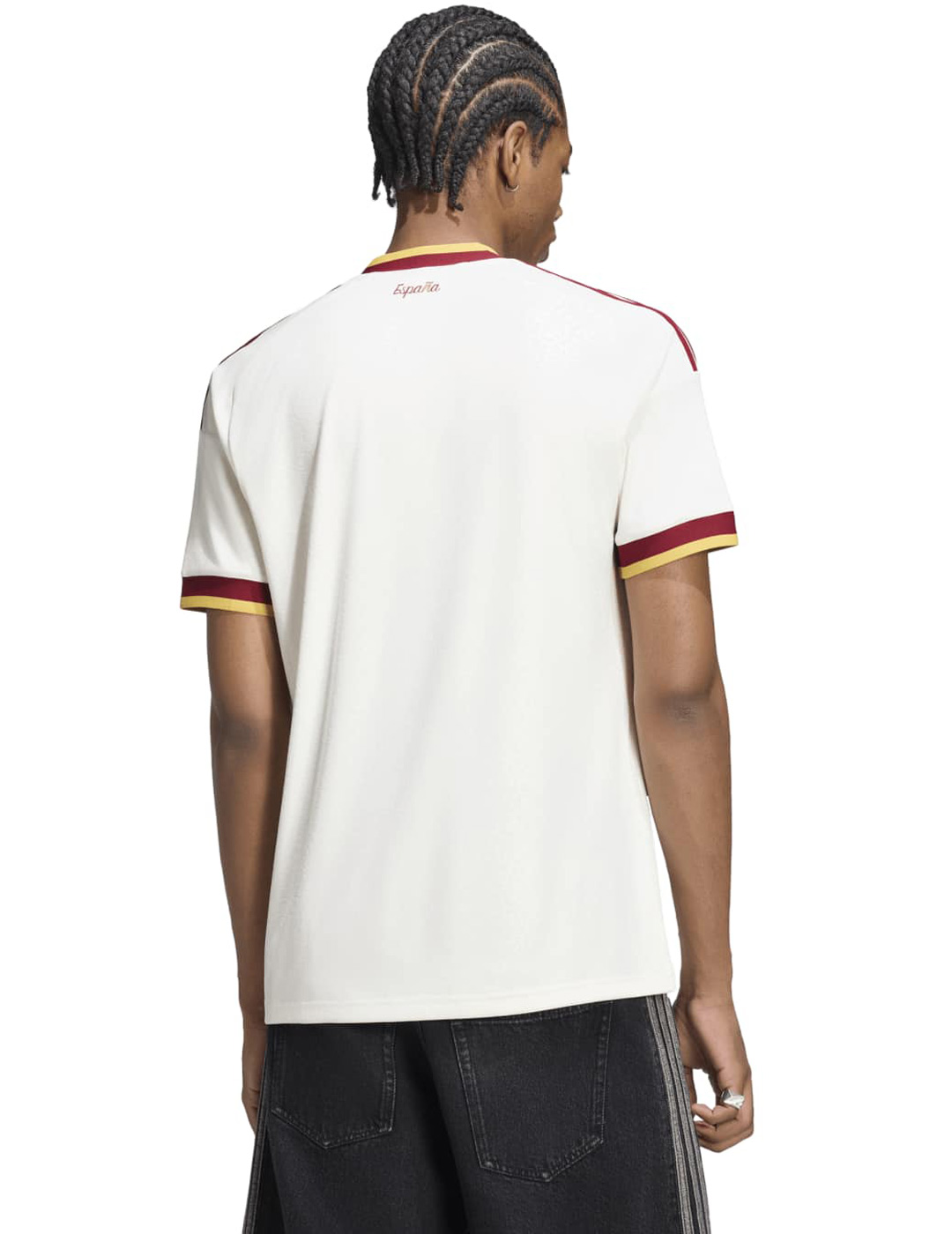 camiseta blanca selección española 2 estrellas RFEF