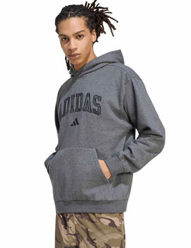 sudadera capucha hombre adidas gris logo camuflaje