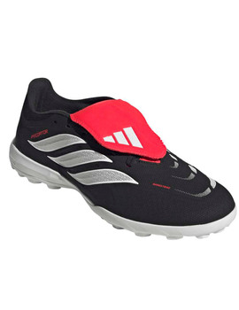 bota de fútbol PREDATOR LEAGUE FT TURF , negro/blanco/rojo